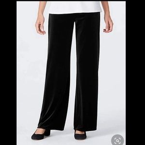 J. Jill wearever smooth-fit full leg velvet pants